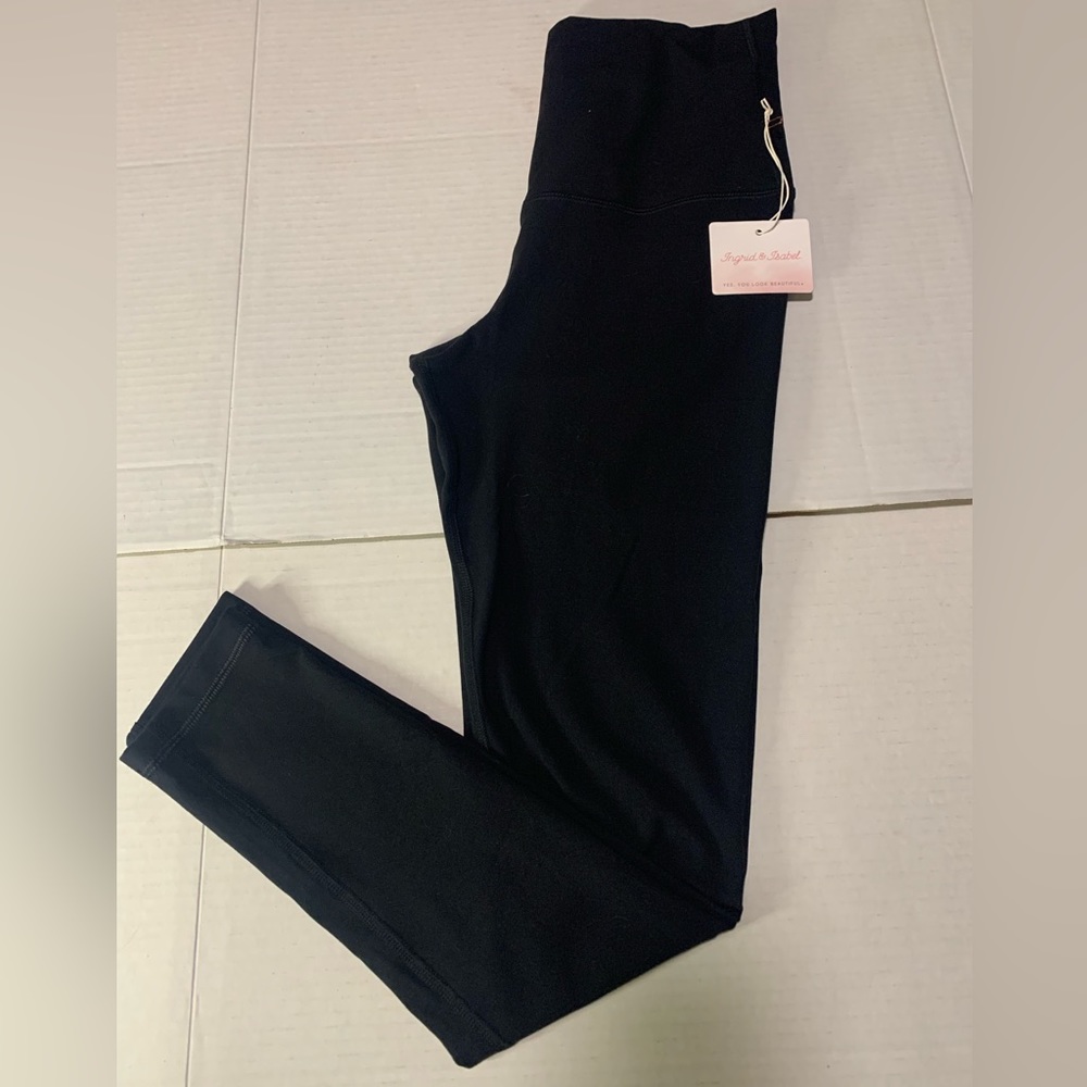 Ingrid &Isabel Maternity Black Leggings Sz XS